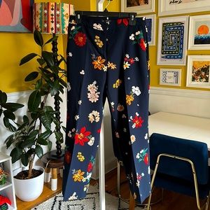 Zara dark floral pants.